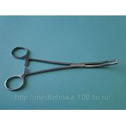 Зажим к/о 1х2 зубый, зубчатый, изогнутый № 3 фото