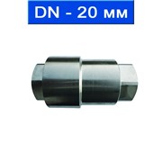 Клапан обратный подпружиненный для высокого давления резьбовой, уплотнение металл-металл, Ду 20 (3/4“)/ 32,0 МПа/ 570 °С/ нерж.сталь (AISI 304)/ (арт. HSV-320M-SS-20) фото