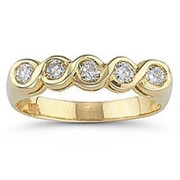 Кольцо золотое с бриллиантами I1/G 0,75Ct фото