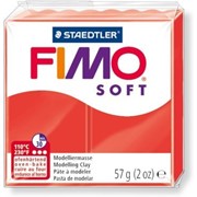 Fimo Soft 57 гр. цвет Красный фото