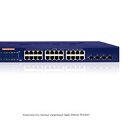 Коммутатор 24-х портовый управляемый Gigabit Ethernet TEG3224T