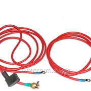 Комплект проводов АКБ к автобусу ПАЗ 3205 с латунными литыми клеммами фото