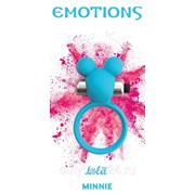 Голубое эрекционное виброколечко Emotions Minnie Breeze фото