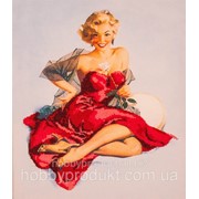 Набор для вышивания бисером “Девушка в красном“ FLF-024 фотография