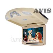 Автомобильный потолочный монитор 11" со встроенным DVD плеером AVIS AVS1118T (бежевый)