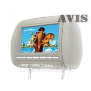 Подголовник со встроенным DVD плеером и LCD монитором 8“ AVIS AVS0811T (серый) фото
