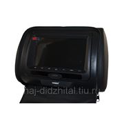 Подголовник автомобильный с монитором и DVD HAIDI HDI-7118D-3 черный с защитной молнией фото