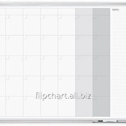 Доска месячный планер - записная книжка в раме ALU23 90x60 см 2x3 (Польша) TP009