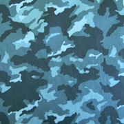 Ткань полиэфирная камуфлированной расцветки с полиуретановым покрытием фото