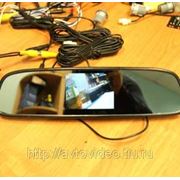 Зеркало заднего вида со встроенным монитором 3,5 дюйма фото