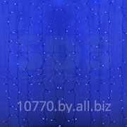 Гирлянда “Светодиодный Дождь“ 2х3м, постоянное свечение, прозрачный провод, 220В, диоды СИНИЕ, NEON-NIGHT фото