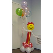 Композиция из шаров воздушных “Краасавишна“ фото