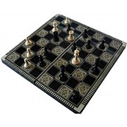 Подарочный игровой набор 3 в1 Шахматы-Шашки-Нарды деревянные в классическом стиле 50х50