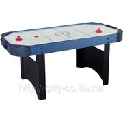 Игровой стол — аэрохоккей «Whirlwind» (черно-голубой) фото