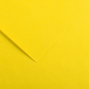 Бумага цветная Canson Iris Vivaldi, 120 гр/м2, 21 x 29.7 см Желтый канареечный