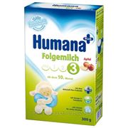 Смесь "Humana Фольгемильх 3" Яблоко, с 10 мес (500гр)