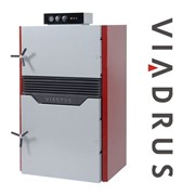Котел твердотопливный пиролизный Viadrus Hefaistos P1 Е (4 секции, 40 кВт)