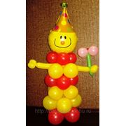 Клоун из шариков фото