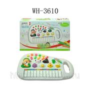 Пианино детское “ферма“ эл/мех, в коробке, 28,5х6,3х17,6см (823303) фото