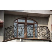 Балконные ограждения, кованые перила для балкона фото
