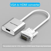 Адаптер сигнала из VGA в HDMI с аудио фото