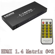 HDMI коммутатор 6х2 (6 входов 2 выхода) фото
