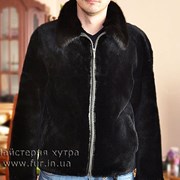Мужская куртка из меха бобра, выдры, норки. Пошив фото