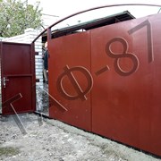 Ворота уличные (въездные) металлические  фото