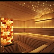 Декоративное освещение в сауне фото