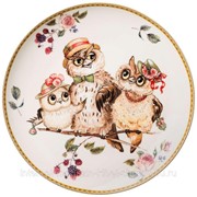 Тарелка закусочная lefard owls party 20,5 см фотография