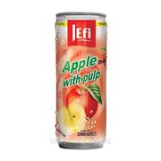 Фруктовый напиток в банках с кусочками фруктов “JEFI“ с яблоком, 240 мл, Малайзия фото
