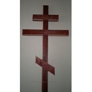 Крест деревянный широкий фото
