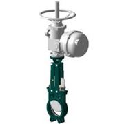 Задвижки шиберные ножевые VG 3400-04 Ду900 Ру2 с электроприводом фото