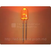 Светодиод 5mm orange 30ᵒ фото