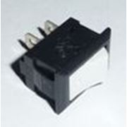 Выключатель KCD5-101, без подсветки 220V, белый (2ноги), 250V (ON-OFF) супер малый фотография