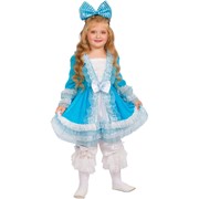 Карнавальный костюм для детей Элит Классик Мальвина в голубом детский, 28 (116 см) фото