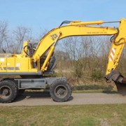 Аренда колёсного экскаватора JCB JS 130W фото