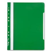 Папка-скоросшиватель А4 Бюрократ "Премиум", пластик, бок. прижим, перфорация, цвет зелёный, 816321