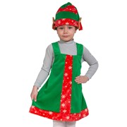 Карнавальный костюм для детей Карнавалофф Эльфочка плюш детский, 92-122 см