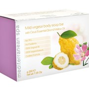 Мыло растительное Mediterranean SPA с маслом лимона и мальвы фото