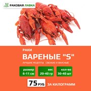 Раки вареные S (20-40 гр)