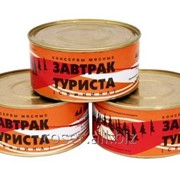 Свиная тушенка в жестяных банках 325г фото