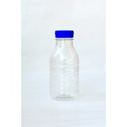 ПЭТ бутылка прозрачная с крышкой 0,33л BPF горло 38мм 100/100 фото