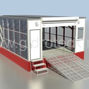 Автомойка сборно-разборная замкнутого цикла 1-5 постов на базе прицепа фото