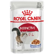 Royal Canin 85г пауч Instinctive Влажный корм для взрослых кошек с 1 года (желе) фото