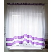 Кухонні штори "Полоса" (фіолет)