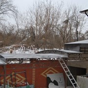 Навес над крыльцом фото