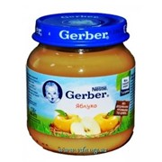 Пюре Gerber 130г яблоко с 4мес фотография