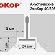 Панель для стандартных потолков, ЭхоКор 70/1195х595 П фото