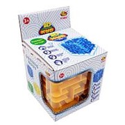ABtoys Куб головоломка 3D, 3 цвета (зеленый, желтый, синий), в коробке, 9x9x13 см (PT-00822)